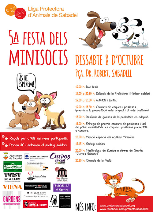 Cartel festa 5 minisocis Cartel festa 5 minisocis