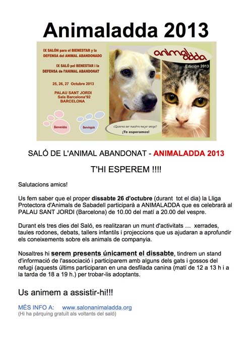 Animaladda 2013 Animaladda 2013