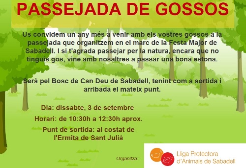 Cartell passejada 2011 Cartell passejada 2011