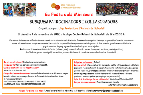 Patrocinadors minisocis Patrocinadors minisocis
